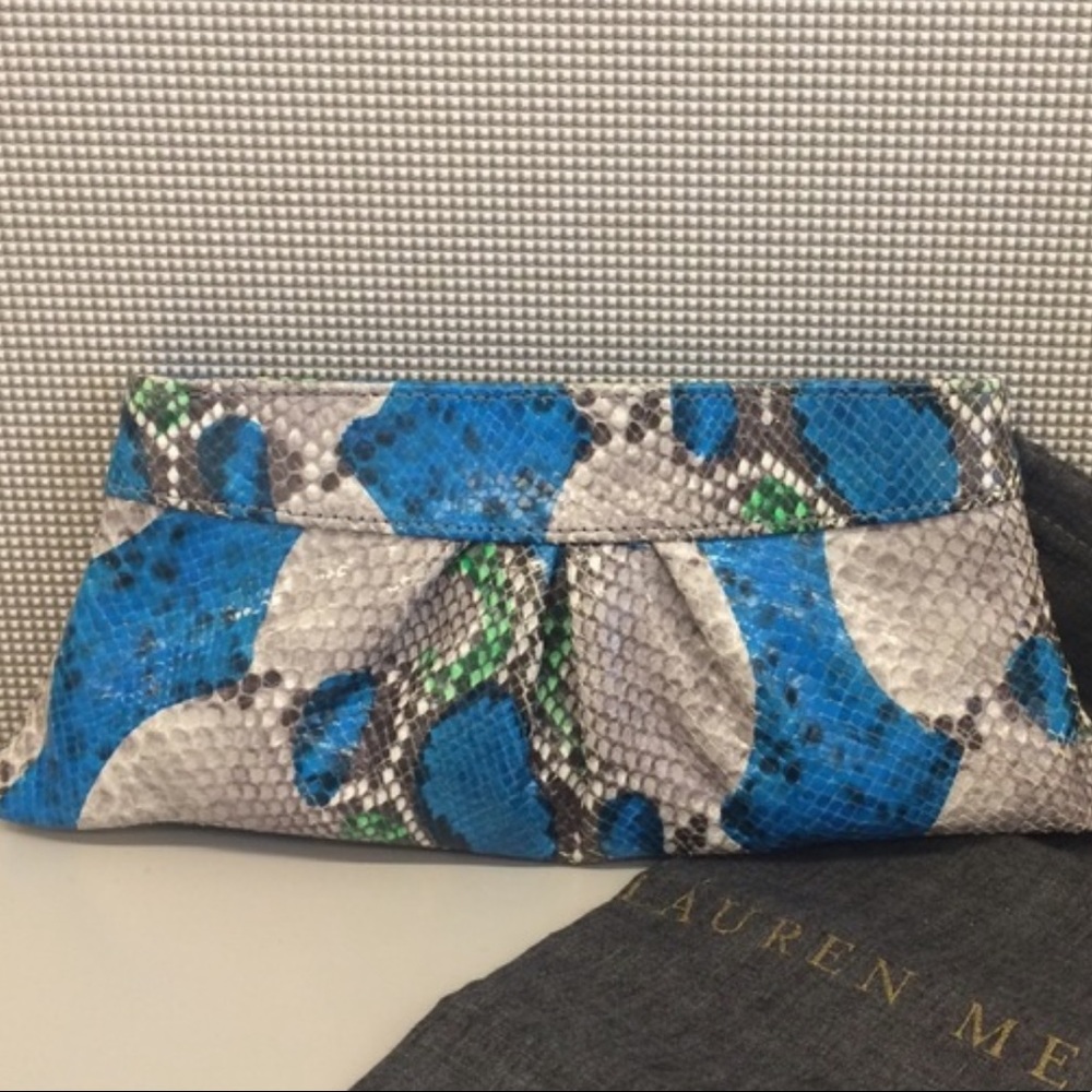 Lauren Merkin Python Clutch - image 1